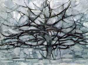 Piet Mondrian Gray Tree oil painting picture